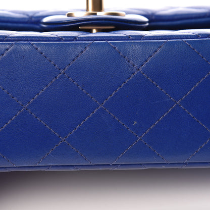 Chanel Lambskin Quilted Mini Rectangular Flap Blue 11 of 11
