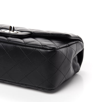Chanel Lambskin Quilted Mini Rectangular Flap Black 7 of 11