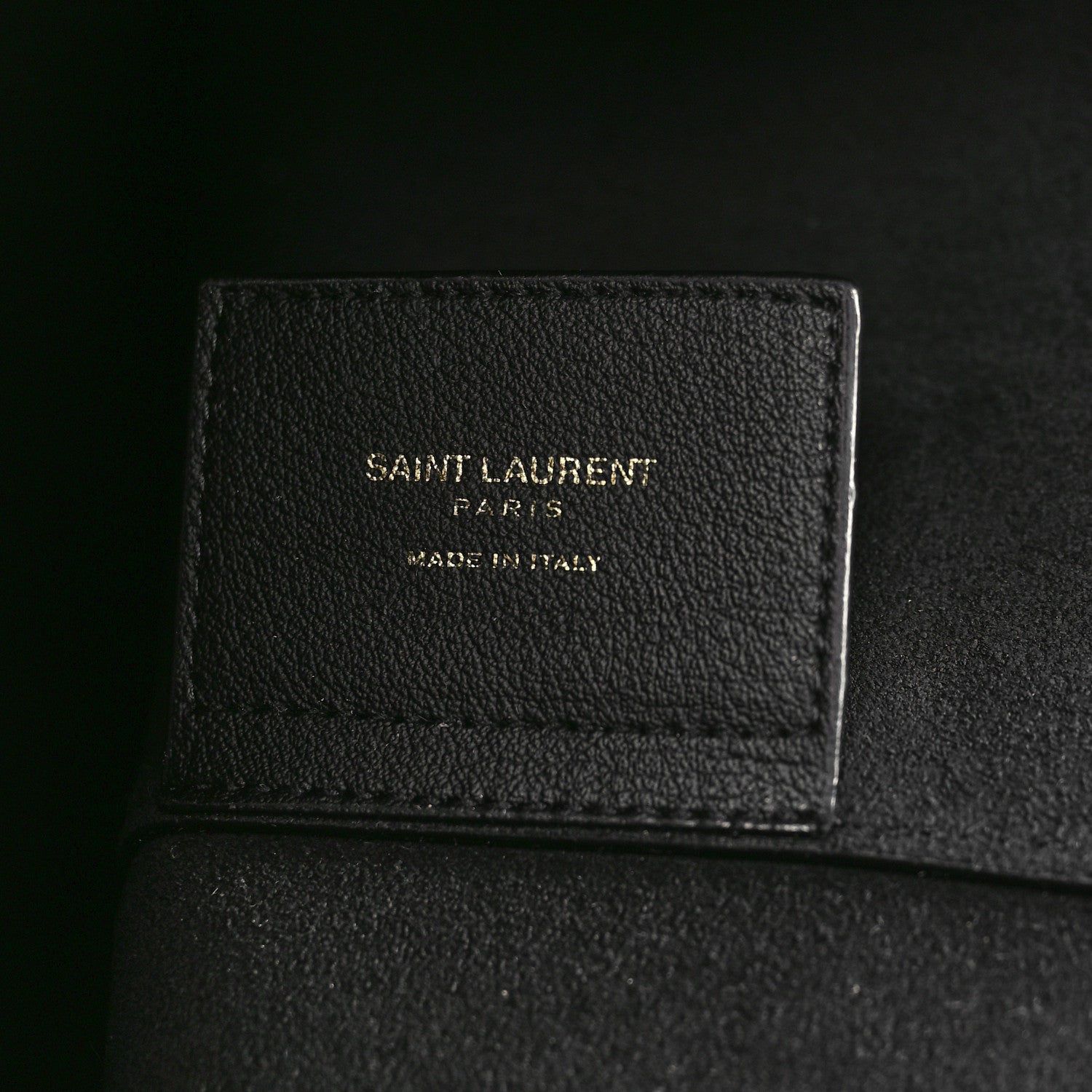 Saint Laurent Calfskin Large Shopping Tote Black 7 of 11
