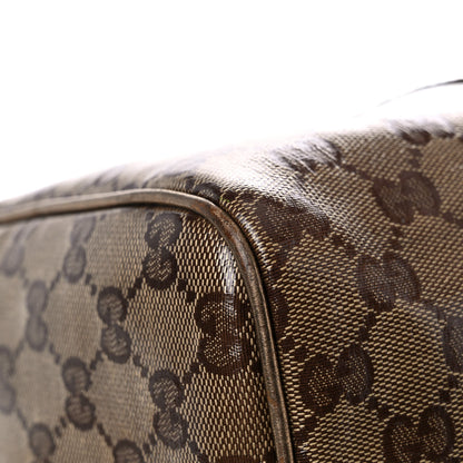 Gucci Crystal Monogram Medium Joy Boston Bronze 9 of 25