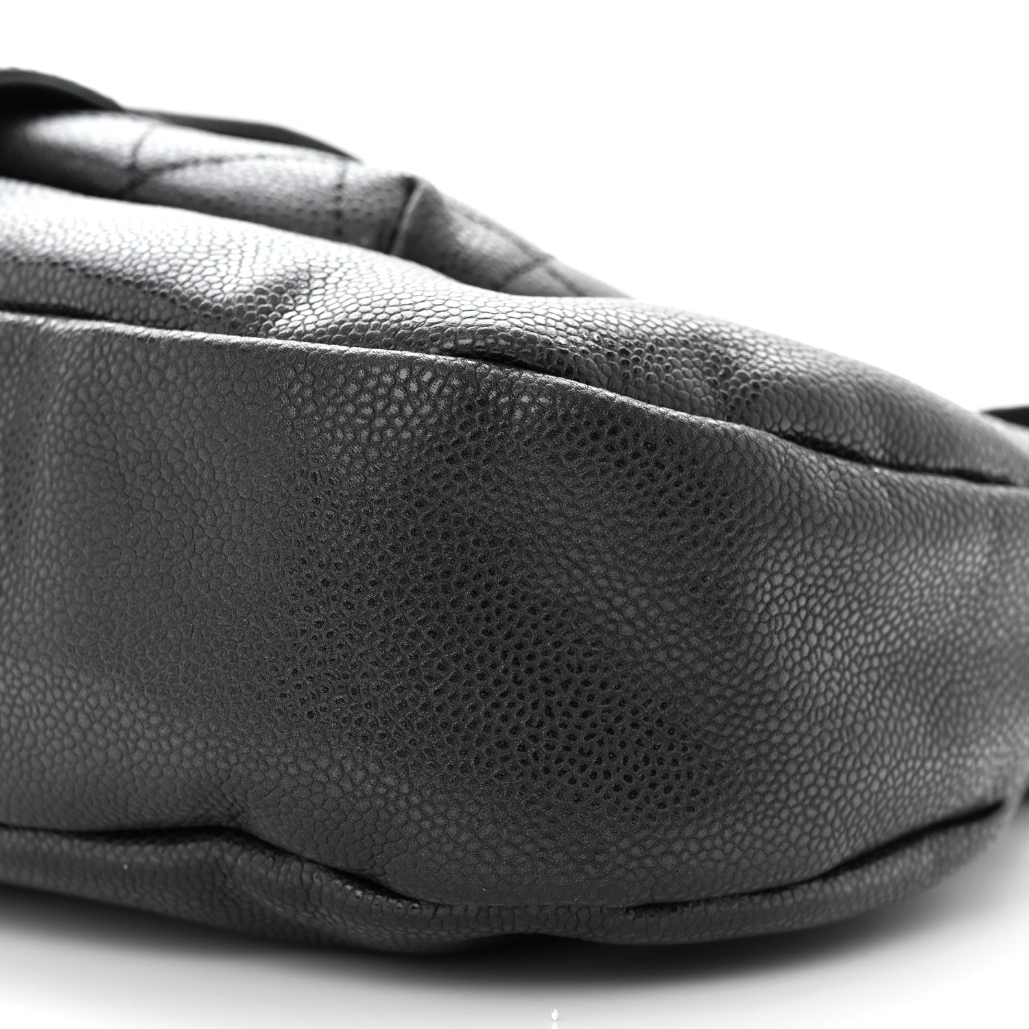 Chanel Glazed Caviar Coco Rider Flap Hobo Dark Grey 10 of 10