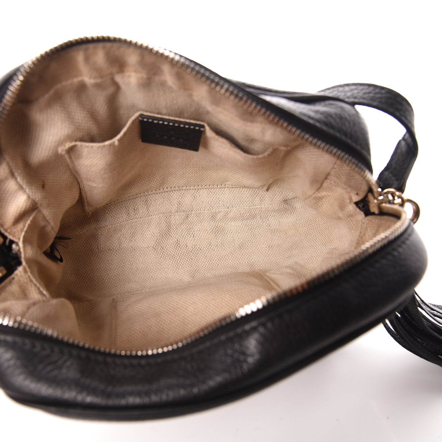 Gucci Pebbled Calfskin Small Soho Disco Bag Black 5 of 16