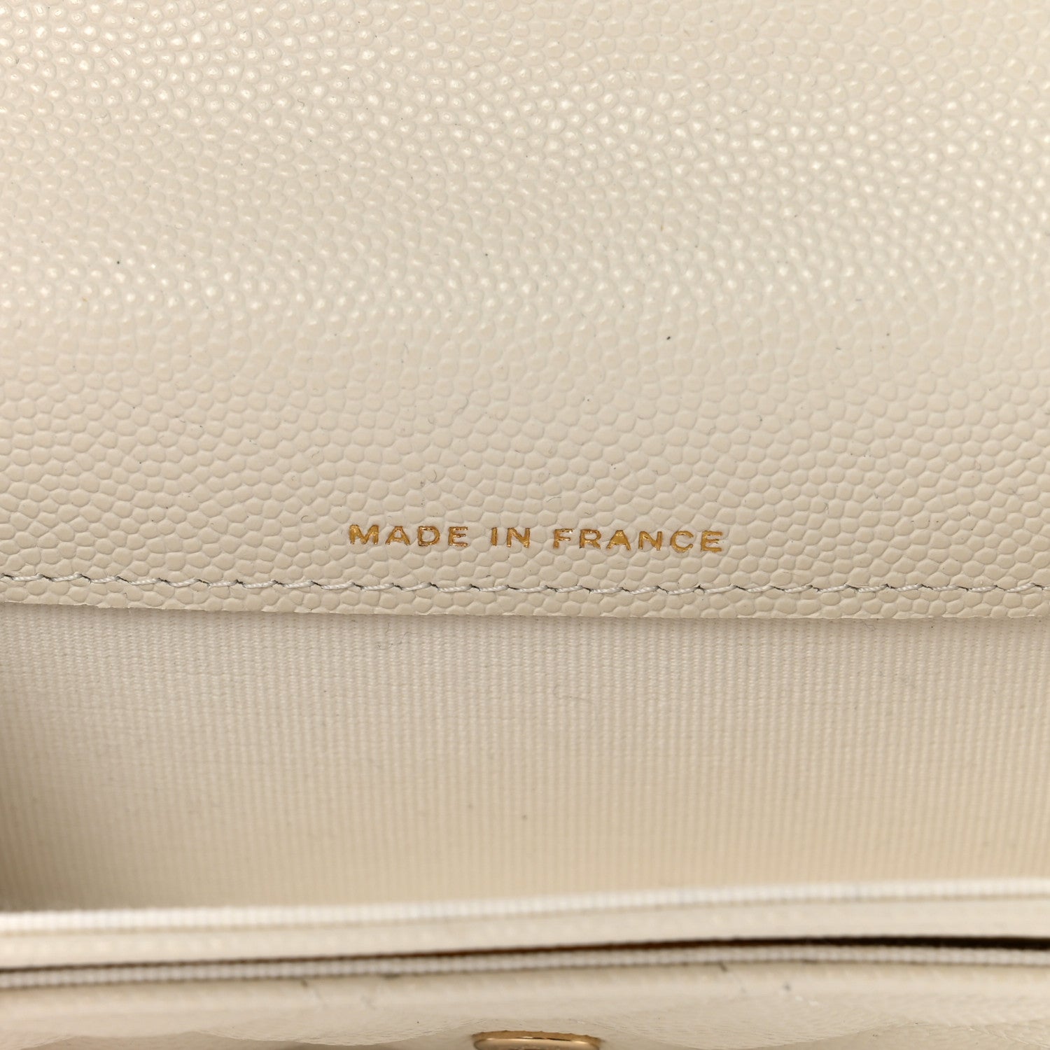 Chanel Caviar Quilted Flap Card Holder Wallet White 7 of 9