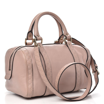 Gucci Calfskin Microguccissima Trim Medium Boston Pink 3 of 16