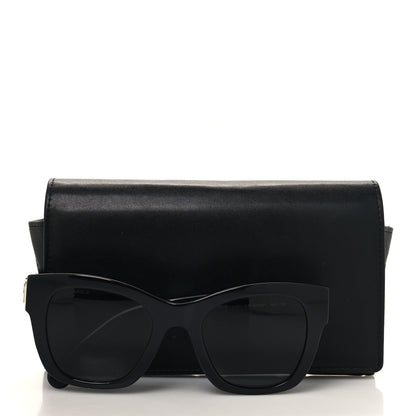 Chanel Acetate Square CC Heart Sunglasses 5478 Black 9 of 9
