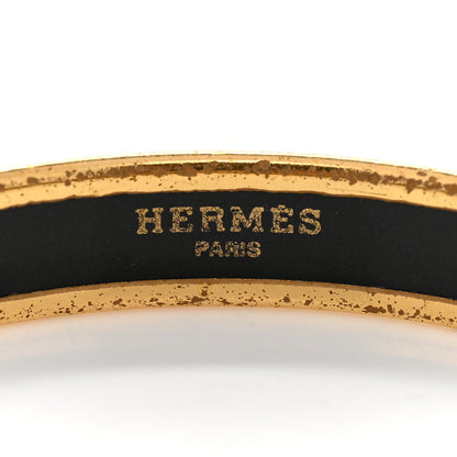 Hermes Enamel Printed Narrow Fan Bracelet 65 4 of 6