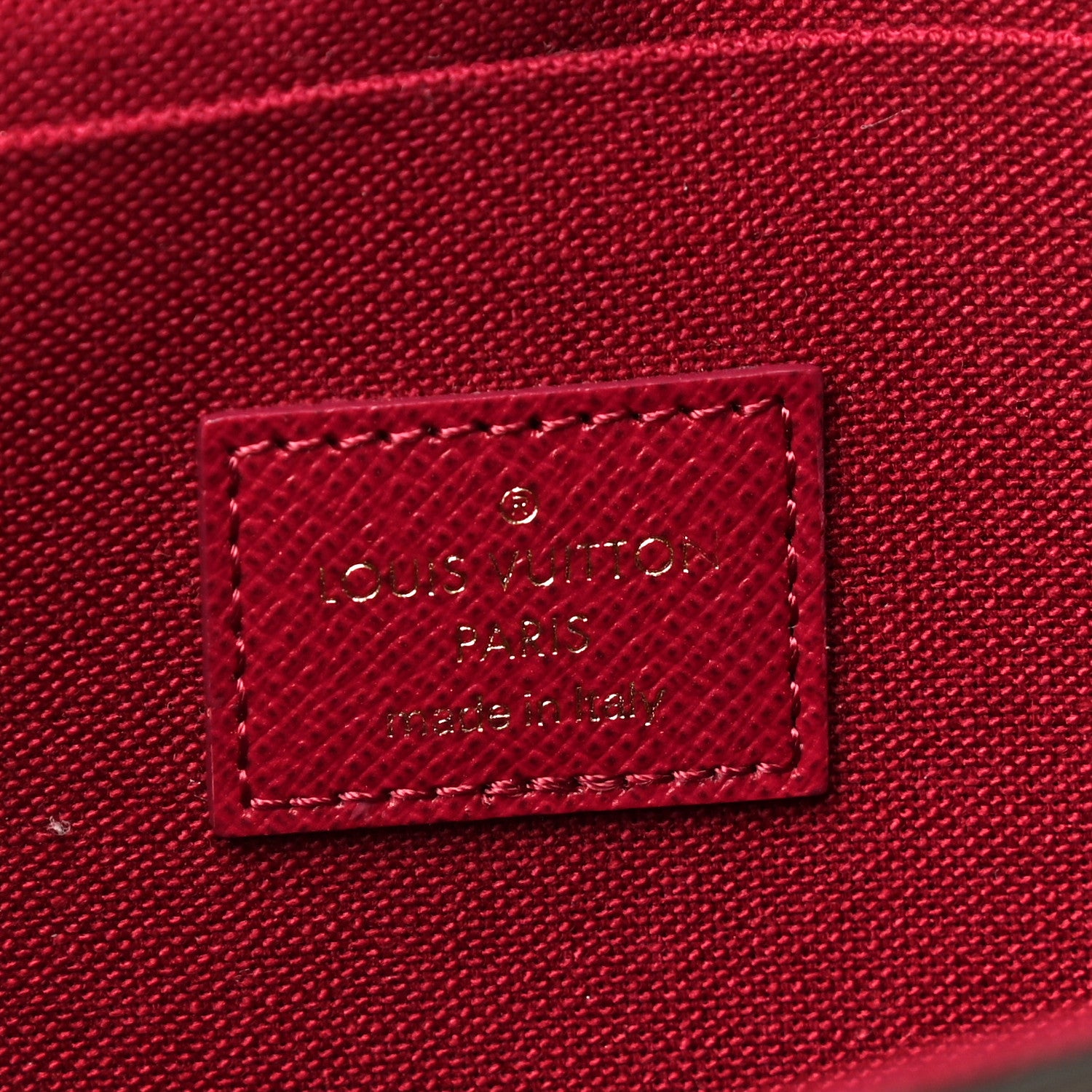 Louis Vuitton Monogram Pochette Felicie Chain Wallet Fuchsia 8 of 14