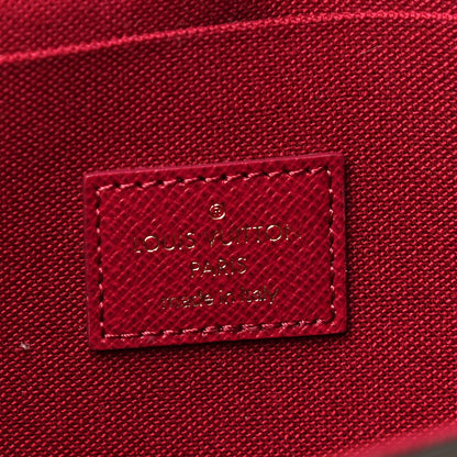 Louis Vuitton Monogram Pochette Felicie Chain Wallet Fuchsia 8 of 14