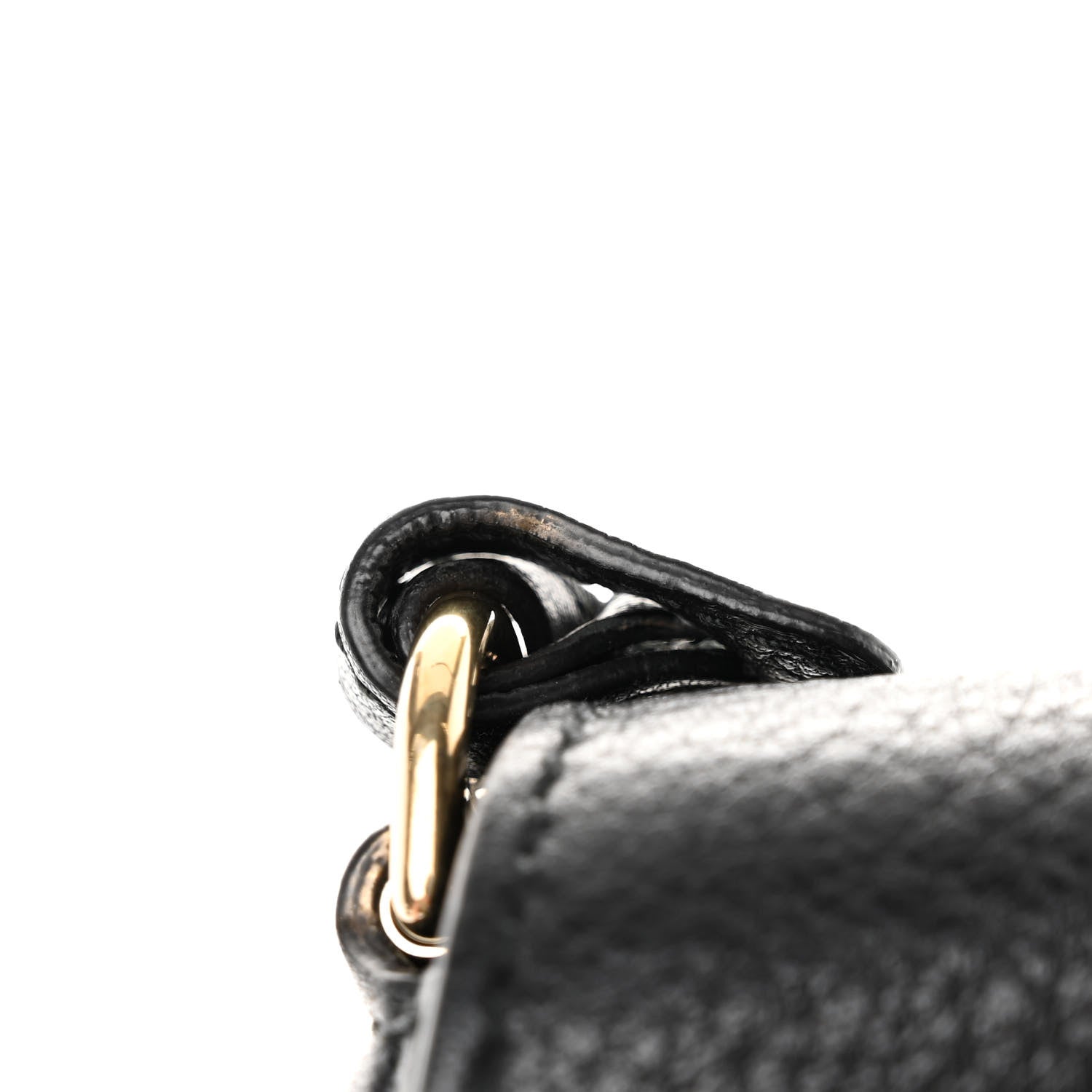 Gucci Pebbled Calfskin Medium Soho Flap Crossbody Black 12 of 13