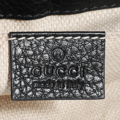 Gucci Pebbled Calfskin Small Soho Flap Crossbody Black 6 of 7