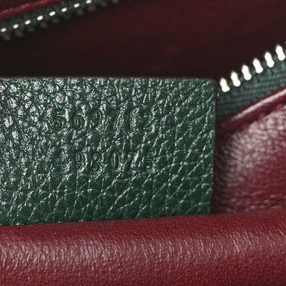 Gucci Grainy Calfskin Small Zumi Top Handle Bag Vintage Green 7 of 12