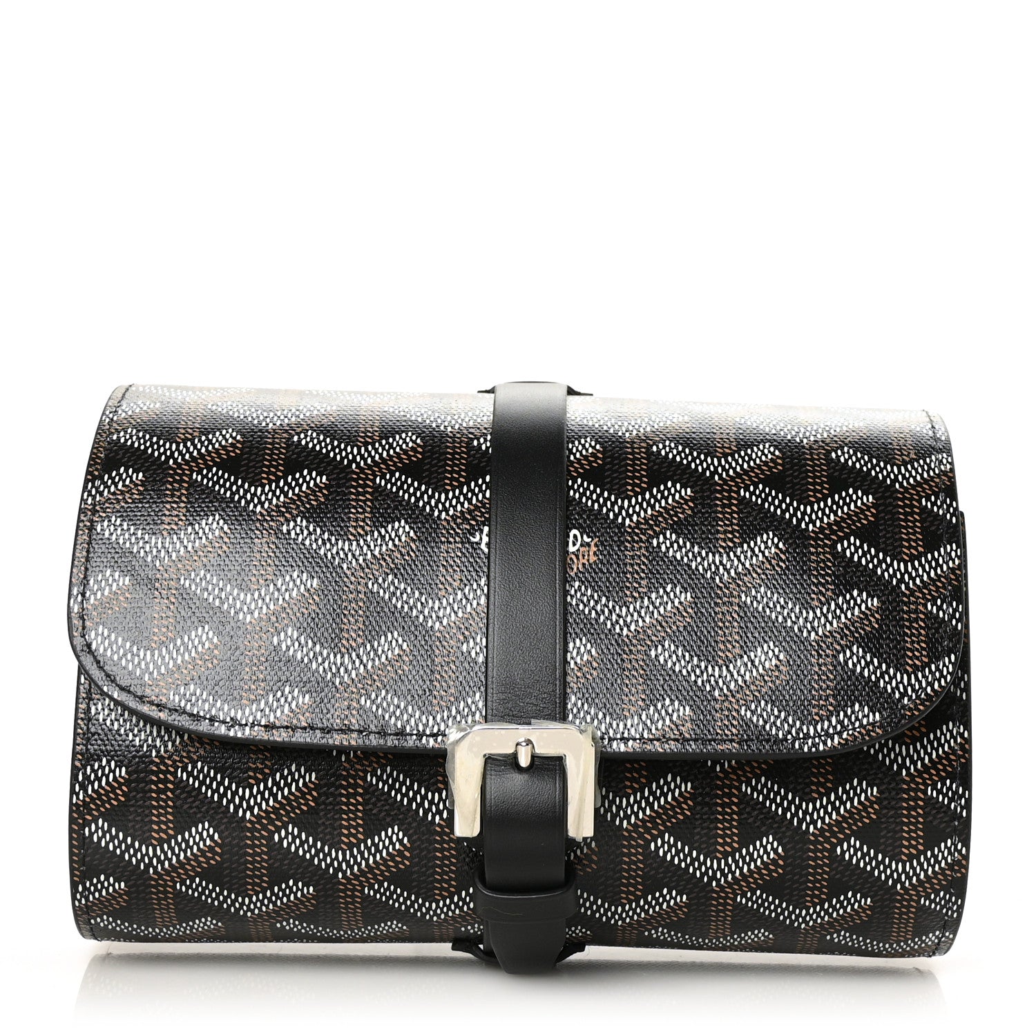 Goyard Goyardine Double Travel Watch Case Black 1 of 8