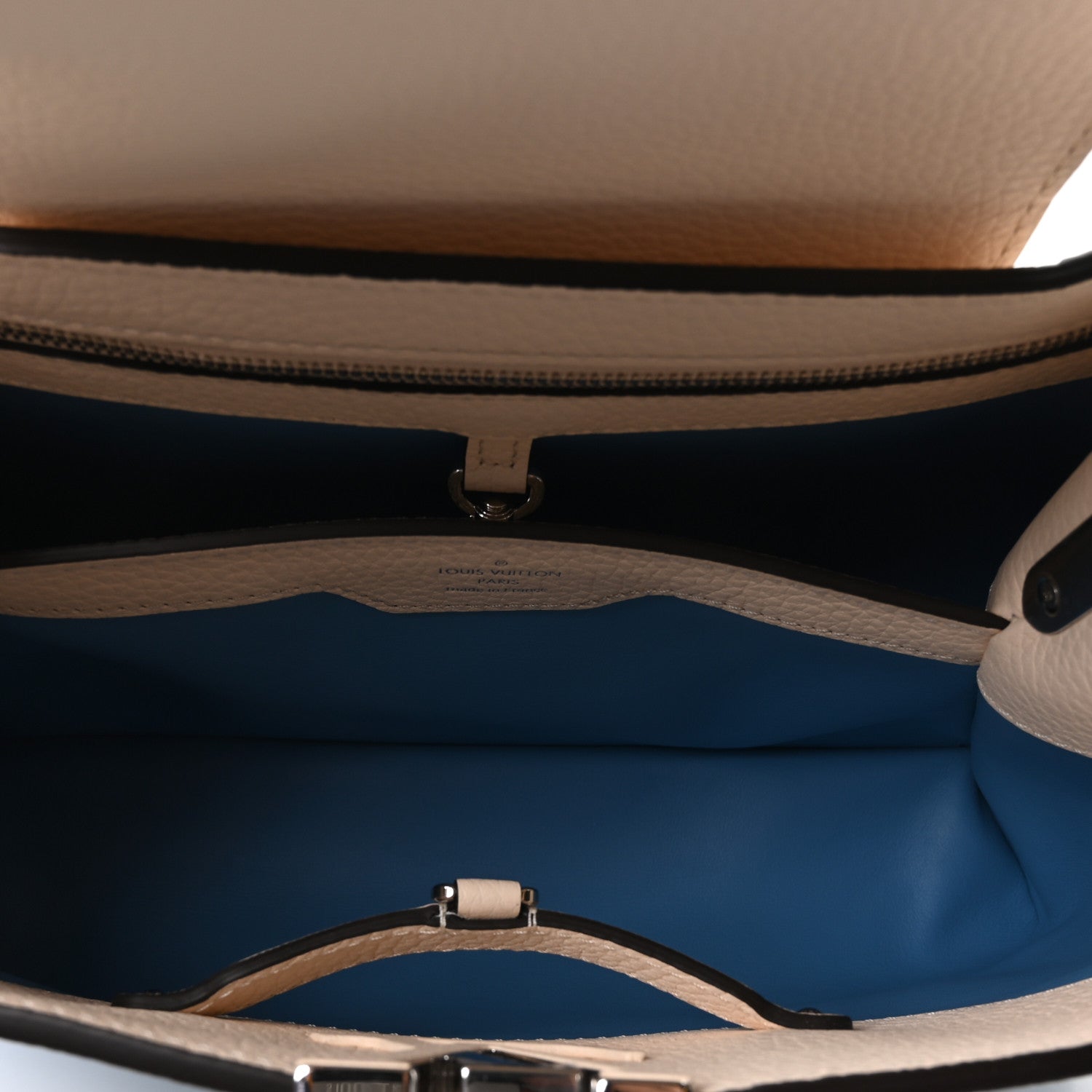 Louis Vuitton Taurillon Capucines MM Gradient Blue 5 of 9