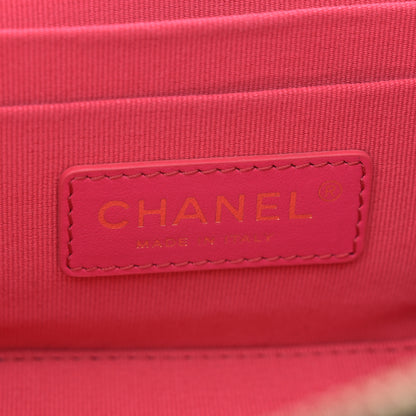 Chanel Calfskin Quilted Small Vanity Case With Chain Black 6 of 12