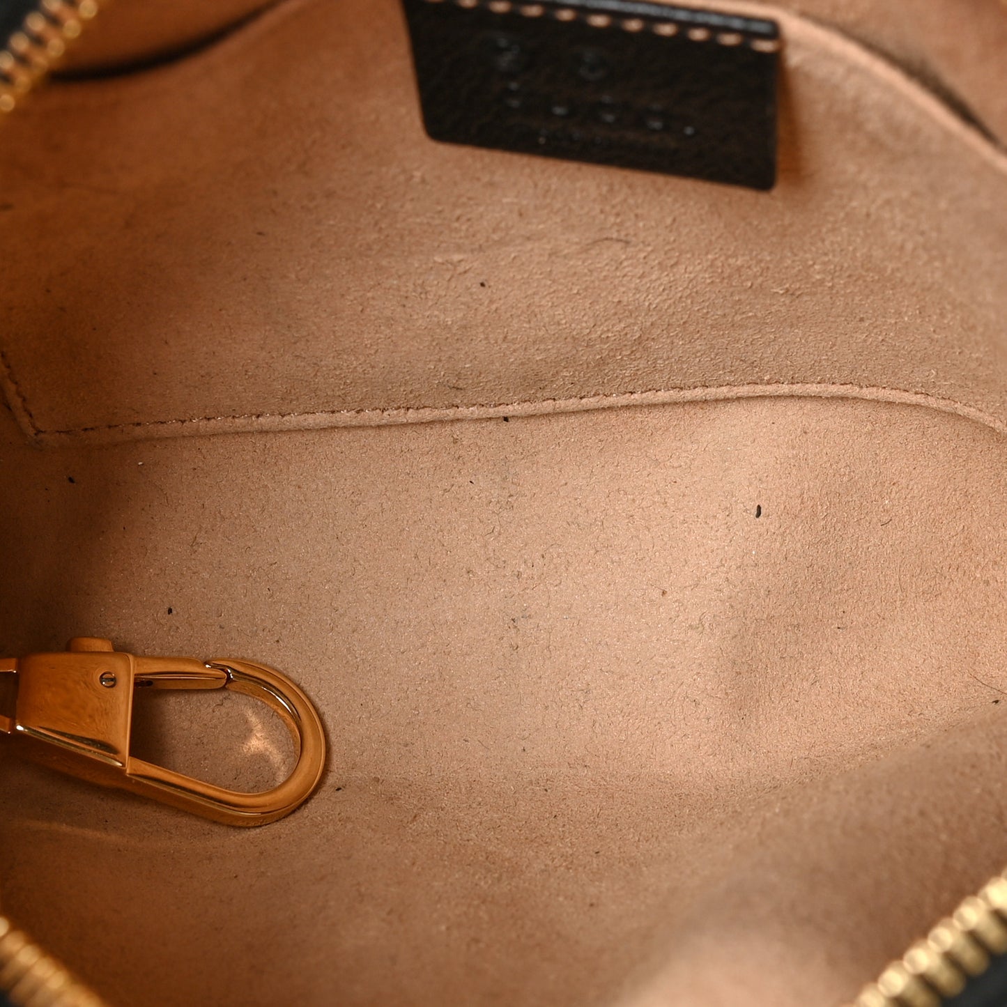 Calfskin Web Mini Ophidia Shoulder Bag Black