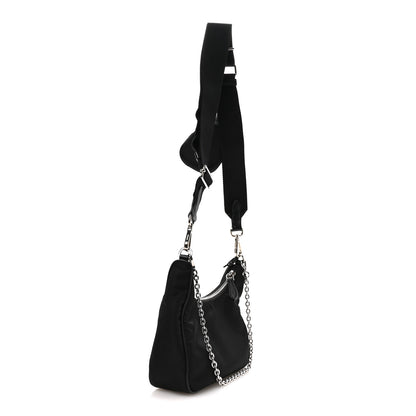 Prada Nylon Re-Edition 2005 Shoulder Bag Black 3 of 12