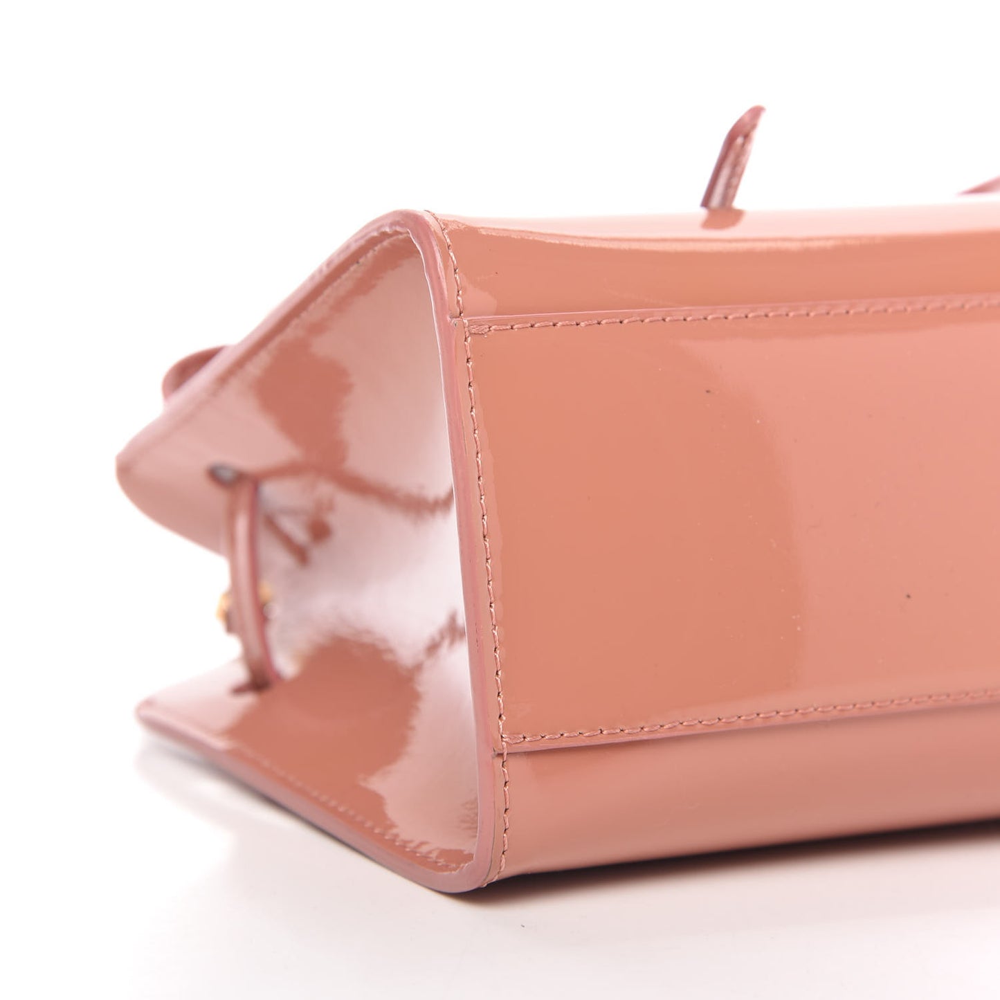 Patent Mini Mini Sun Bag Blush