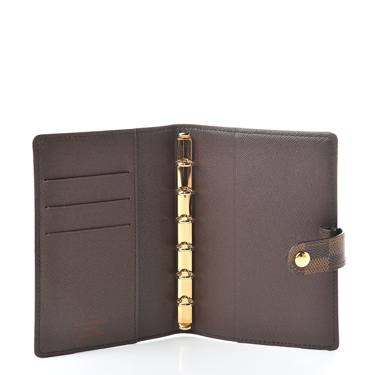 Damier Ebene Small Ring Agenda Cover