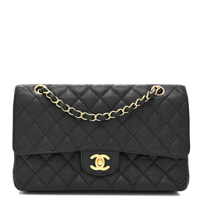 Chanel Caviar Quilted Medium Double Flap Black 1 of 10