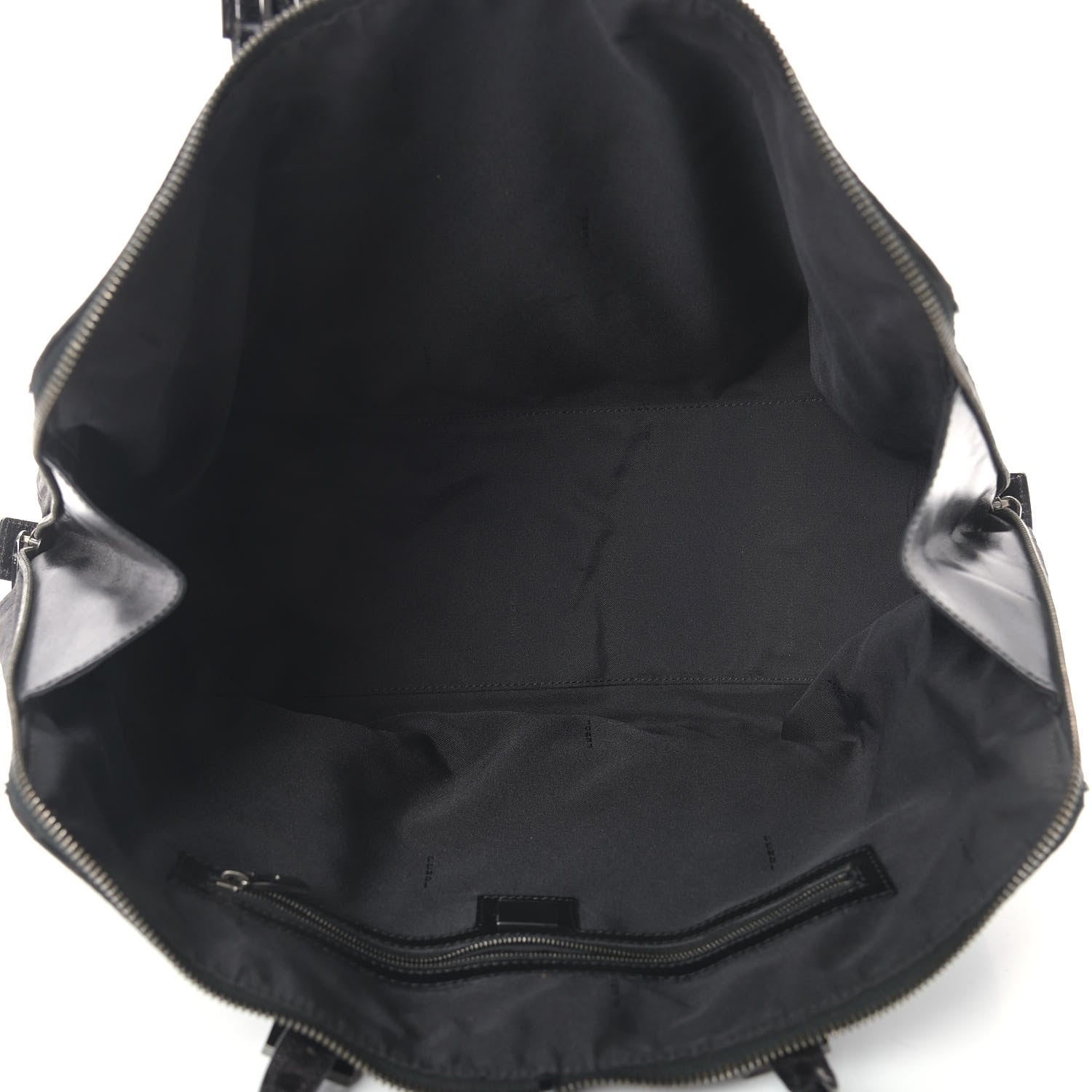 Fendi Zucchino Tote Black 4 of 12