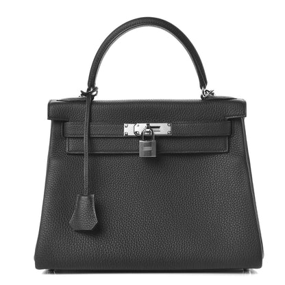 Hermes Togo Kelly Retourne 28 Black 1 of 37
