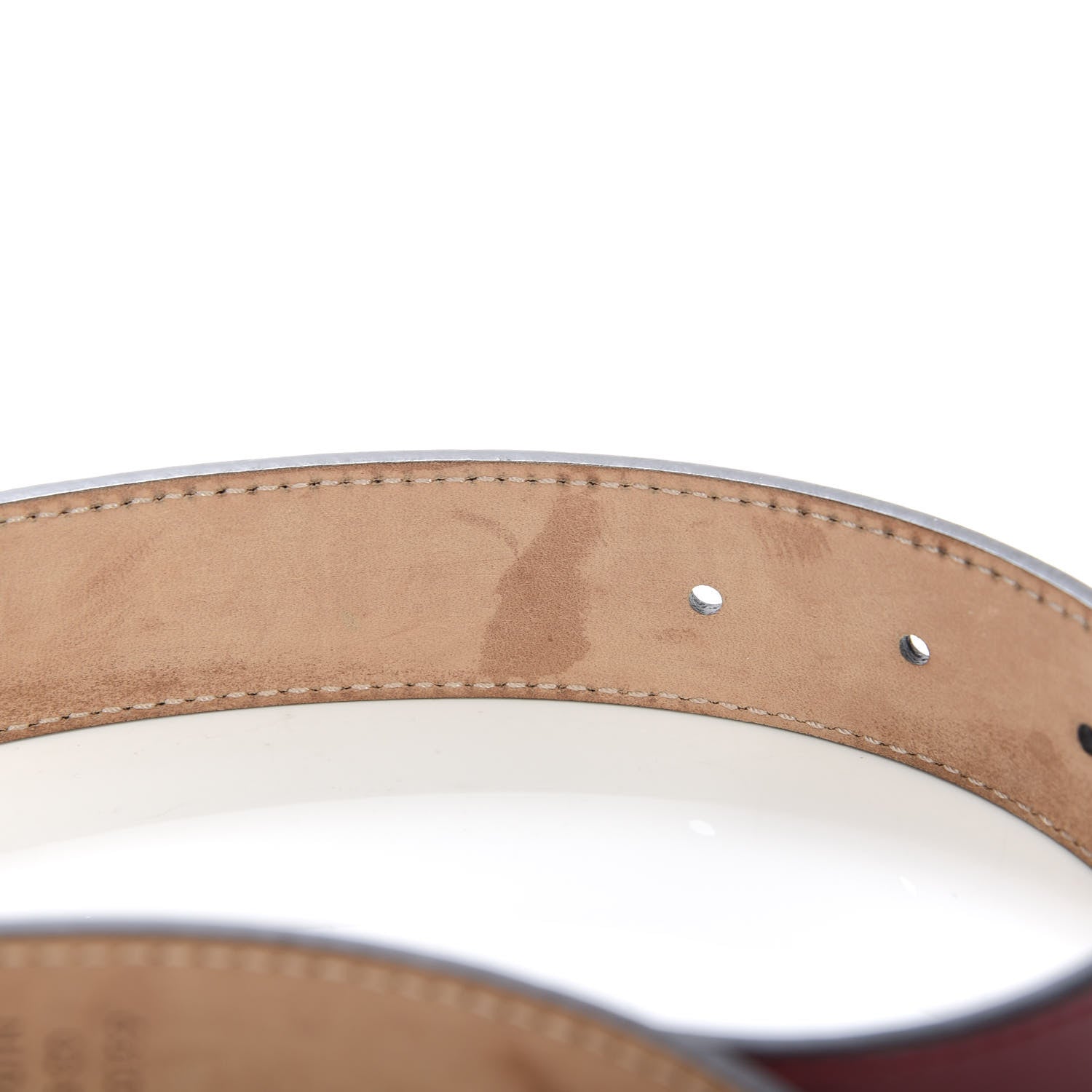 Gucci Calfskin Crystal Interlocking G Belt 75 30 8 of 8