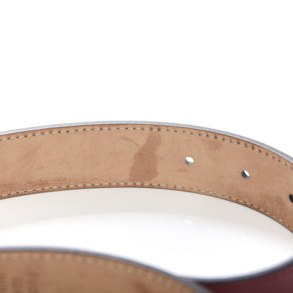 Gucci Calfskin Crystal Interlocking G Belt 75 30 8 of 8