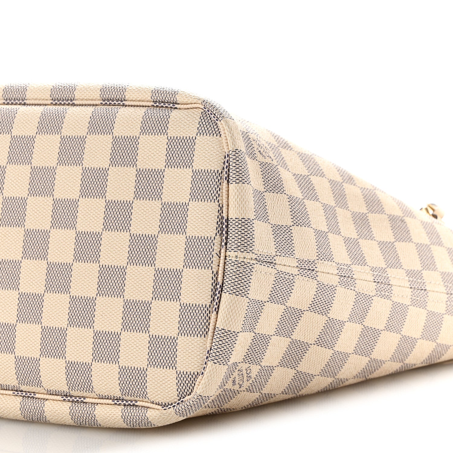 Louis Vuitton Damier Azur Braided Neverfull MM Pink 10 of 15