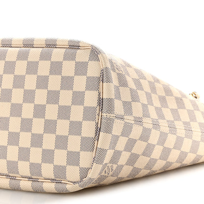 Louis Vuitton Damier Azur Braided Neverfull MM Pink 10 of 15