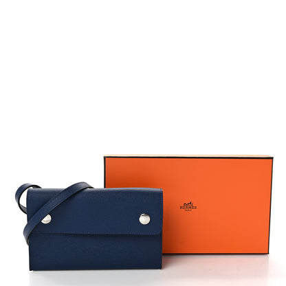 Hermes Epsom Hermesnap Wallet Bleu Navy 10 of 10
