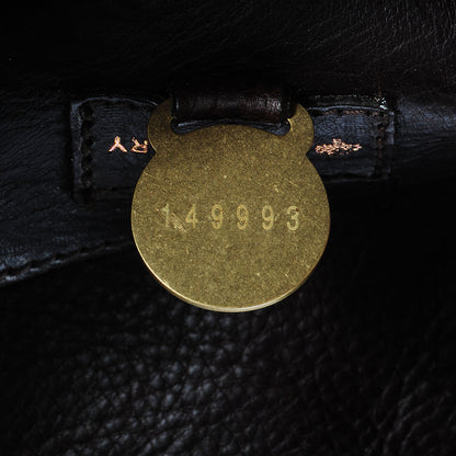 Mulberry Natural Leather Piccadilly Chocolate 8 of 10