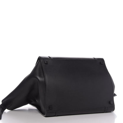 Celine Supple Calfskin Large Phantom Luggage Black 4 of 10