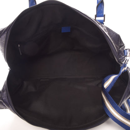 Gucci Imprime Monogram Large Duffle Bag Blue 5 of 11