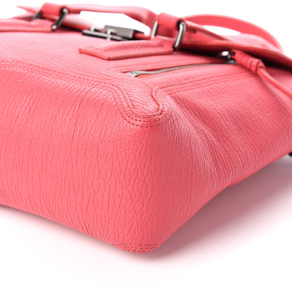3.1 Phillip Lim Textured Calfskin Medium Pashli Satchel Raspberry 9 of 9