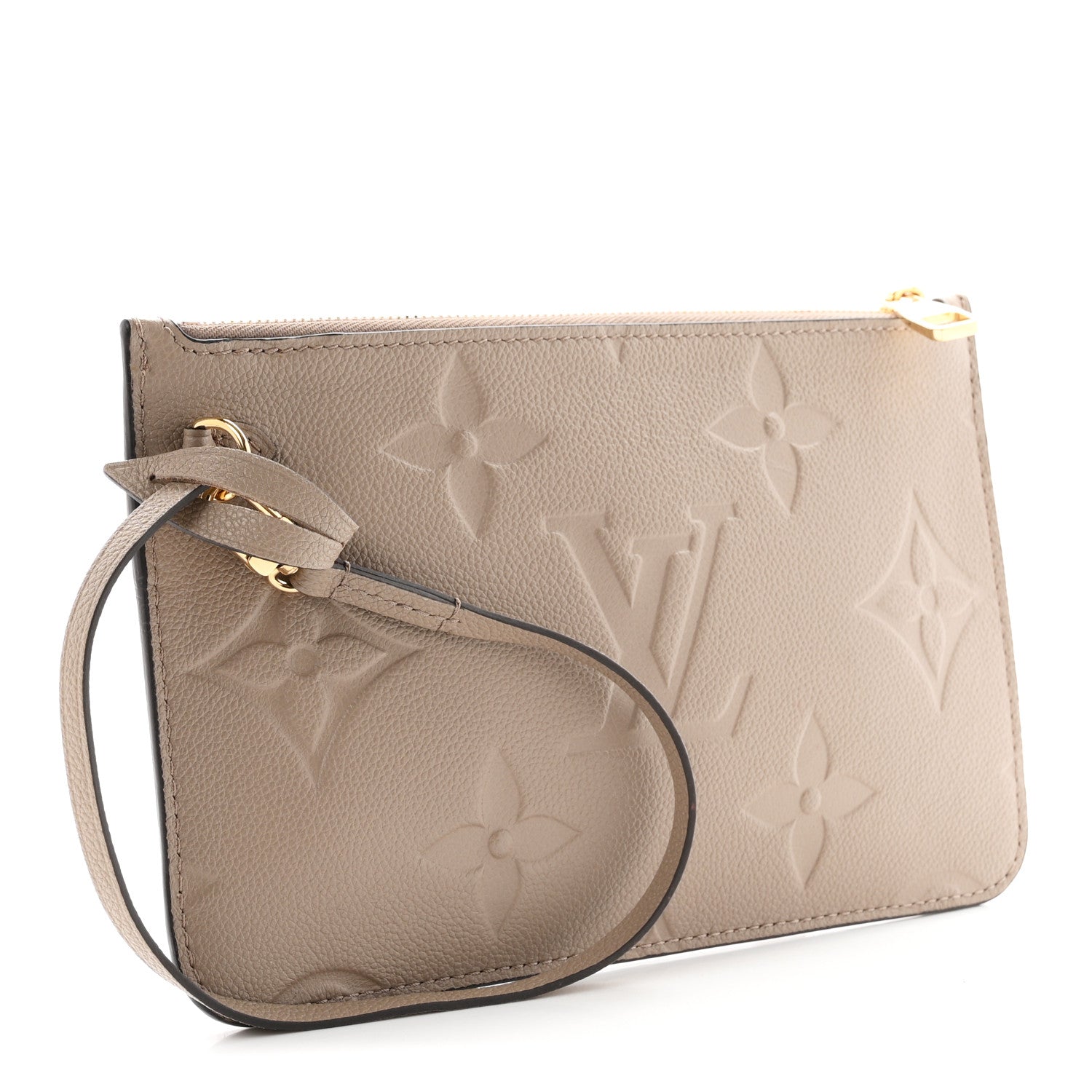 Louis Vuitton Empreinte Monogram Giant Neverfull MM Pochette Tourterelle 3 of 6
