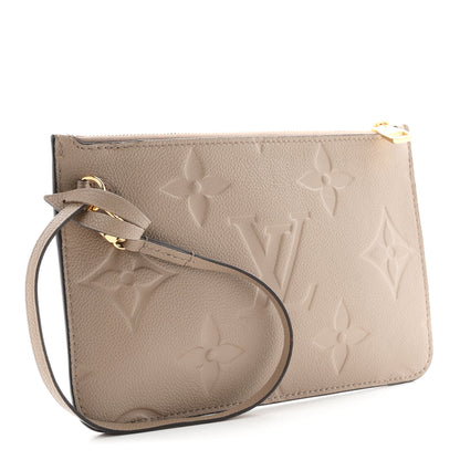 Louis Vuitton Empreinte Monogram Giant Neverfull MM Pochette Tourterelle 3 of 6