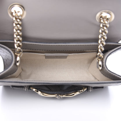 Gucci Guccissima Mini Emily Chain Shoulder Bag Storm Grey 4 of 9