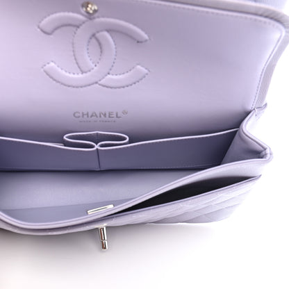 Chanel Caviar Quilted Medium Double Flap Light Purple 5 of 9
