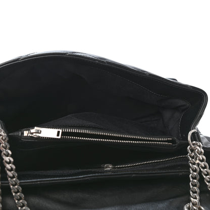 Saint Laurent Calfskin Y Quilted Monogram Medium Loulou Chain Satchel Black 4 of 4