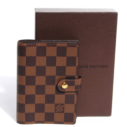 Louis Vuitton Damier Ebene Small Ring Agenda Cover 5 of 8