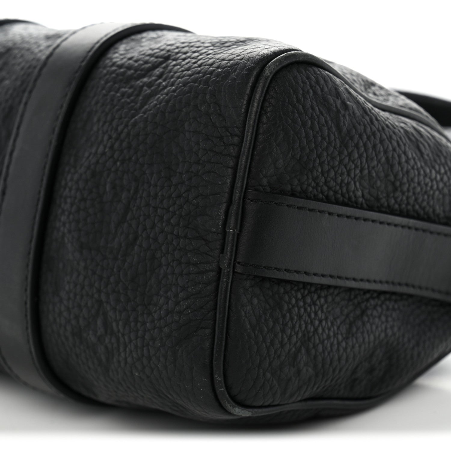 Louis Vuitton Monogram Taurillon Keepall Bandouliere 25 Black 9 of 12