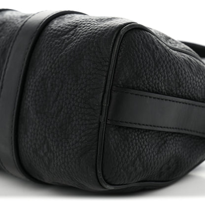 Louis Vuitton Monogram Taurillon Keepall Bandouliere 25 Black 9 of 12