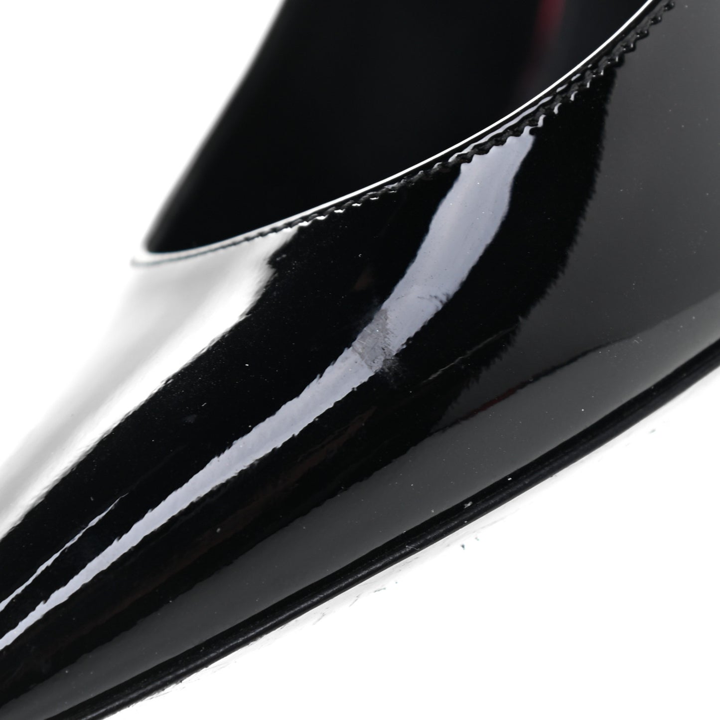 Patent Calfskin Zoe 105 Pumps 37 Black