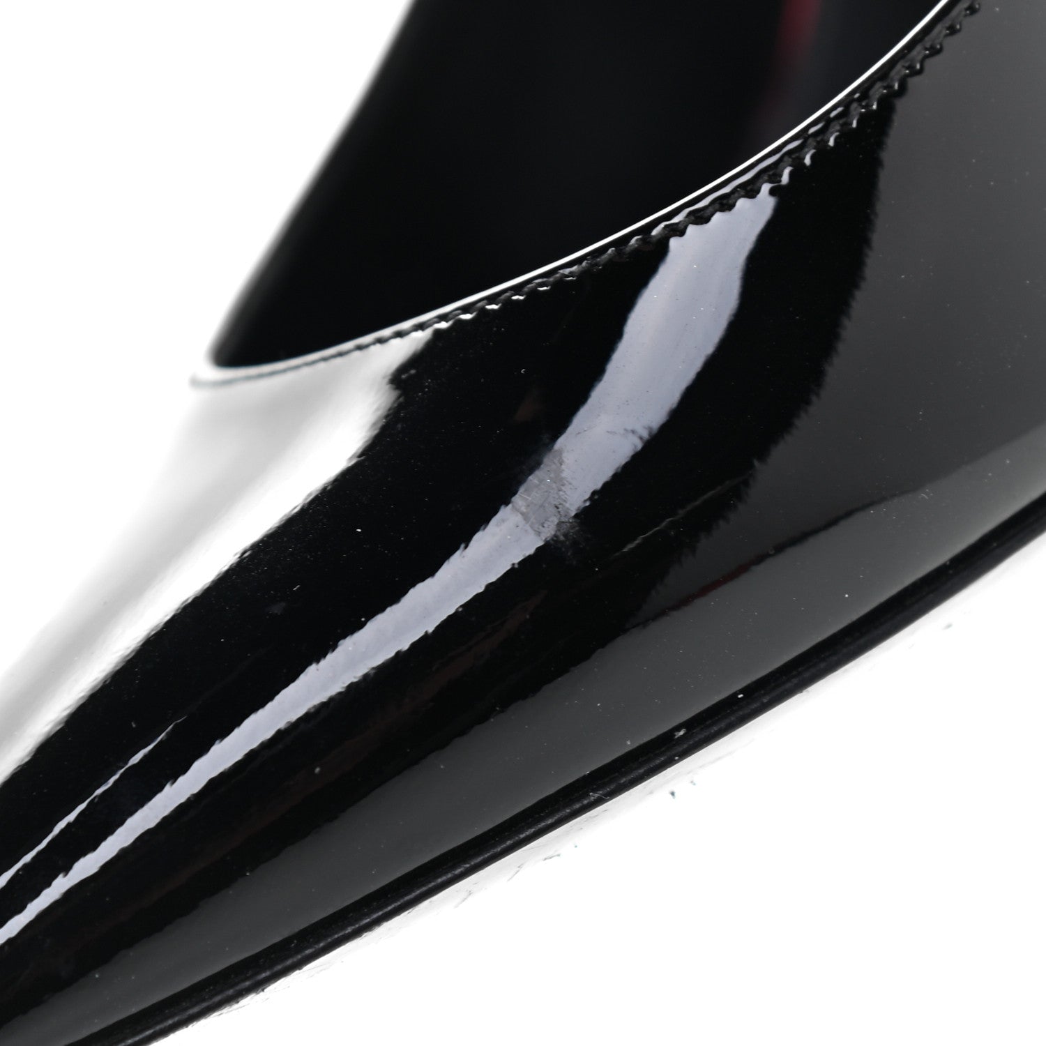 Saint Laurent Patent Calfskin Zoe 105 Pumps 37 Black 9 of 10