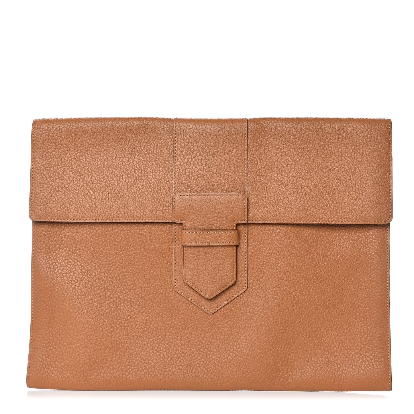 Taurillon Crispe Presse A4 Pouch Vegetal