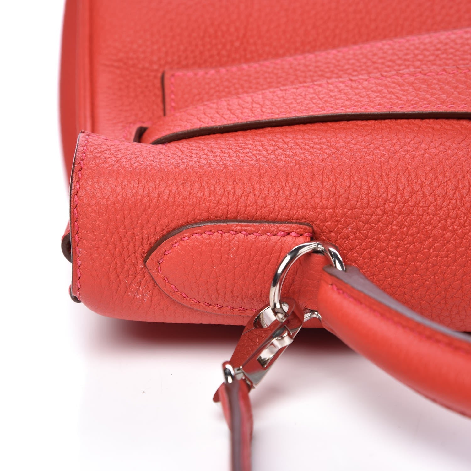 Hermes Togo Kelly Retourne 32 Vermillion 34 of 36