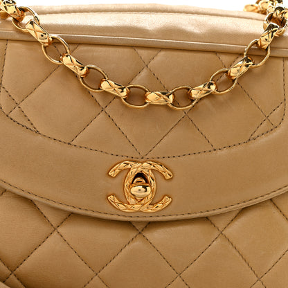 Chanel Lambskin Quilted Tassel Flap Camera Bag Light Beige 9 of 13