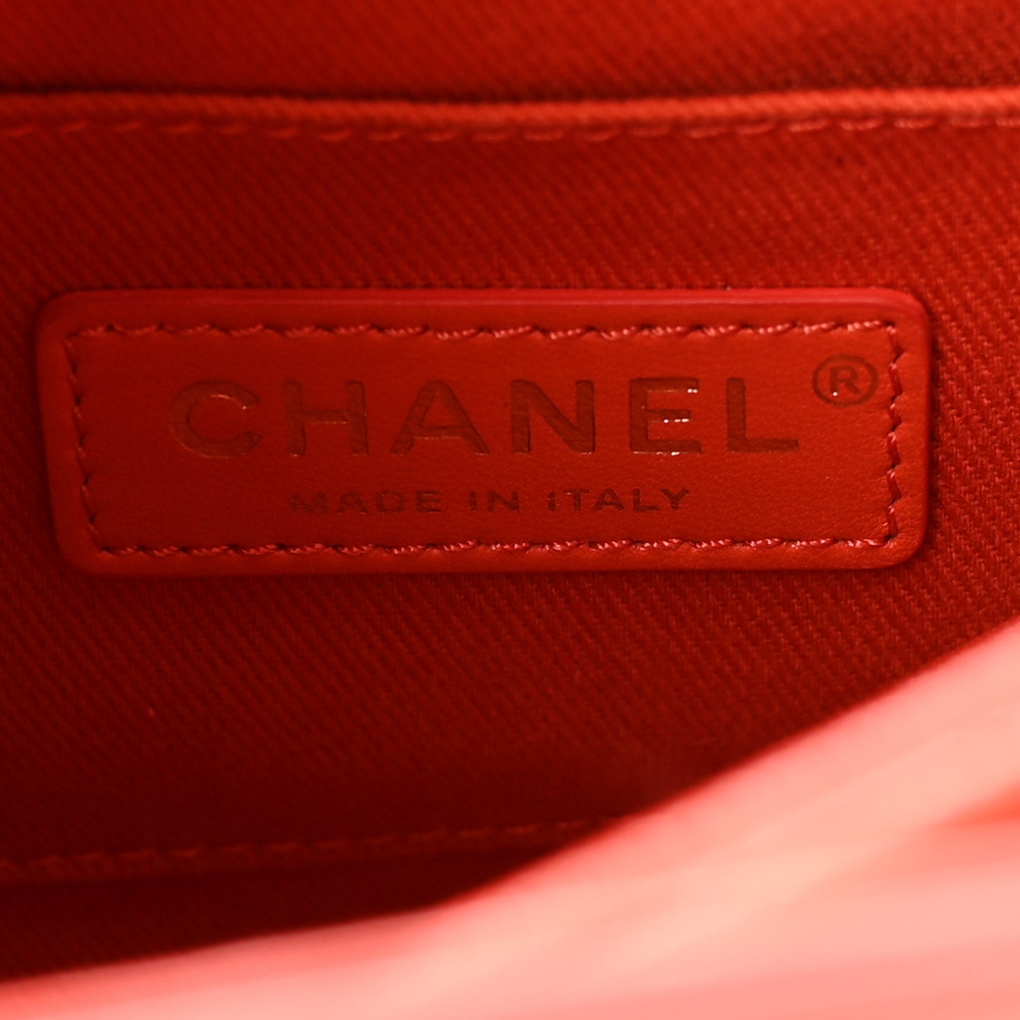 Grained Calfskin Mini Neo Executive Shopper Tote Red