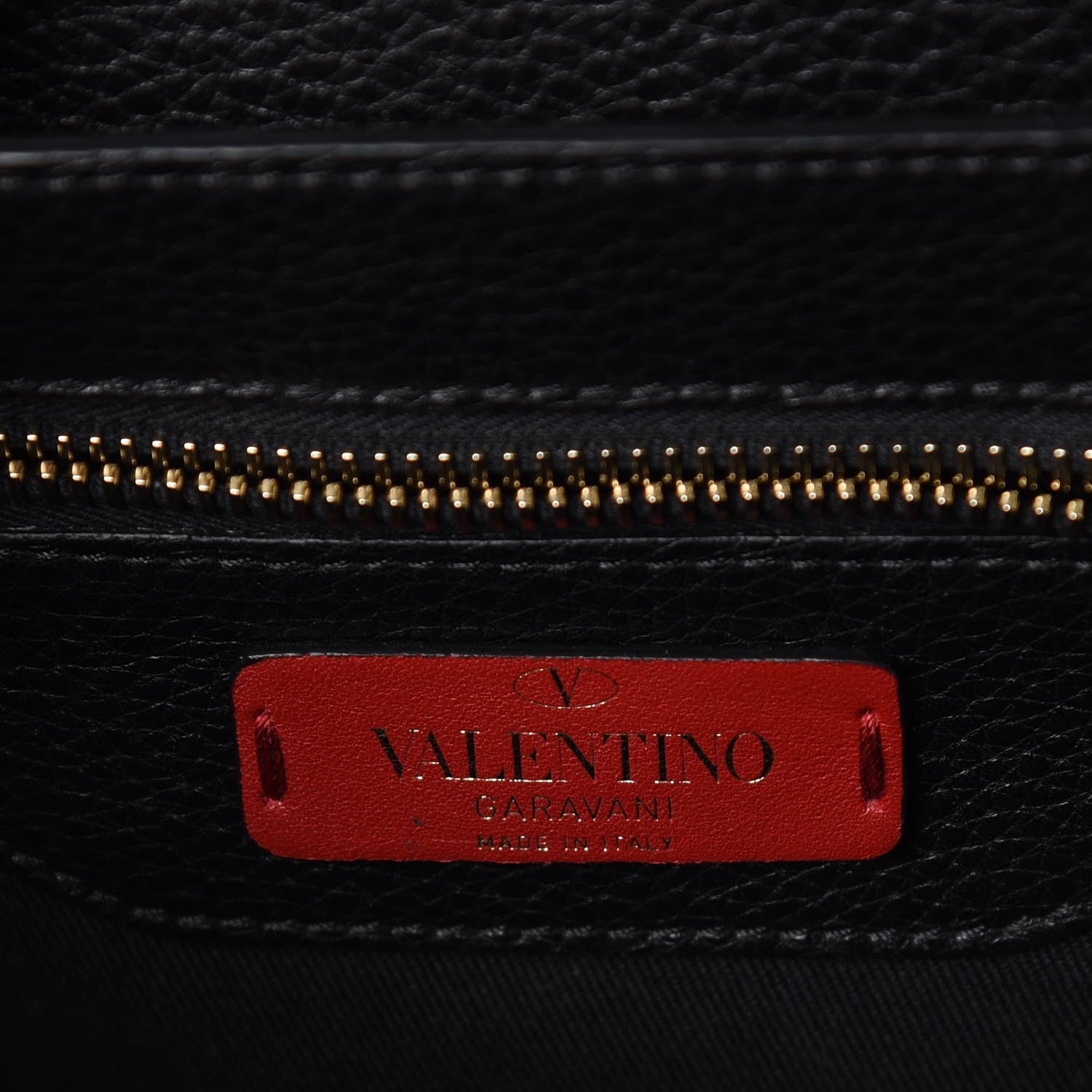 Valentino Garavani Pebbled Calfskin Medium Rockstud Flap Saddle Bag Black 6 of 7