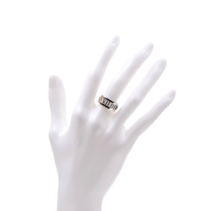 Tiffany 18K White Gold Diamond Open Atlas Ring 52 6 2 of 5